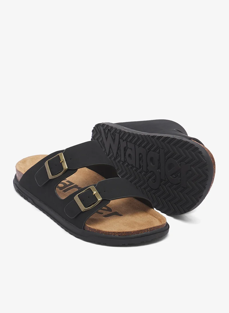 Wrangler BLACK Belville Slider for Men | Best Price UAE